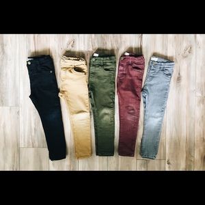 Lot of 5 Zara Skinny Jeans Size 2/3